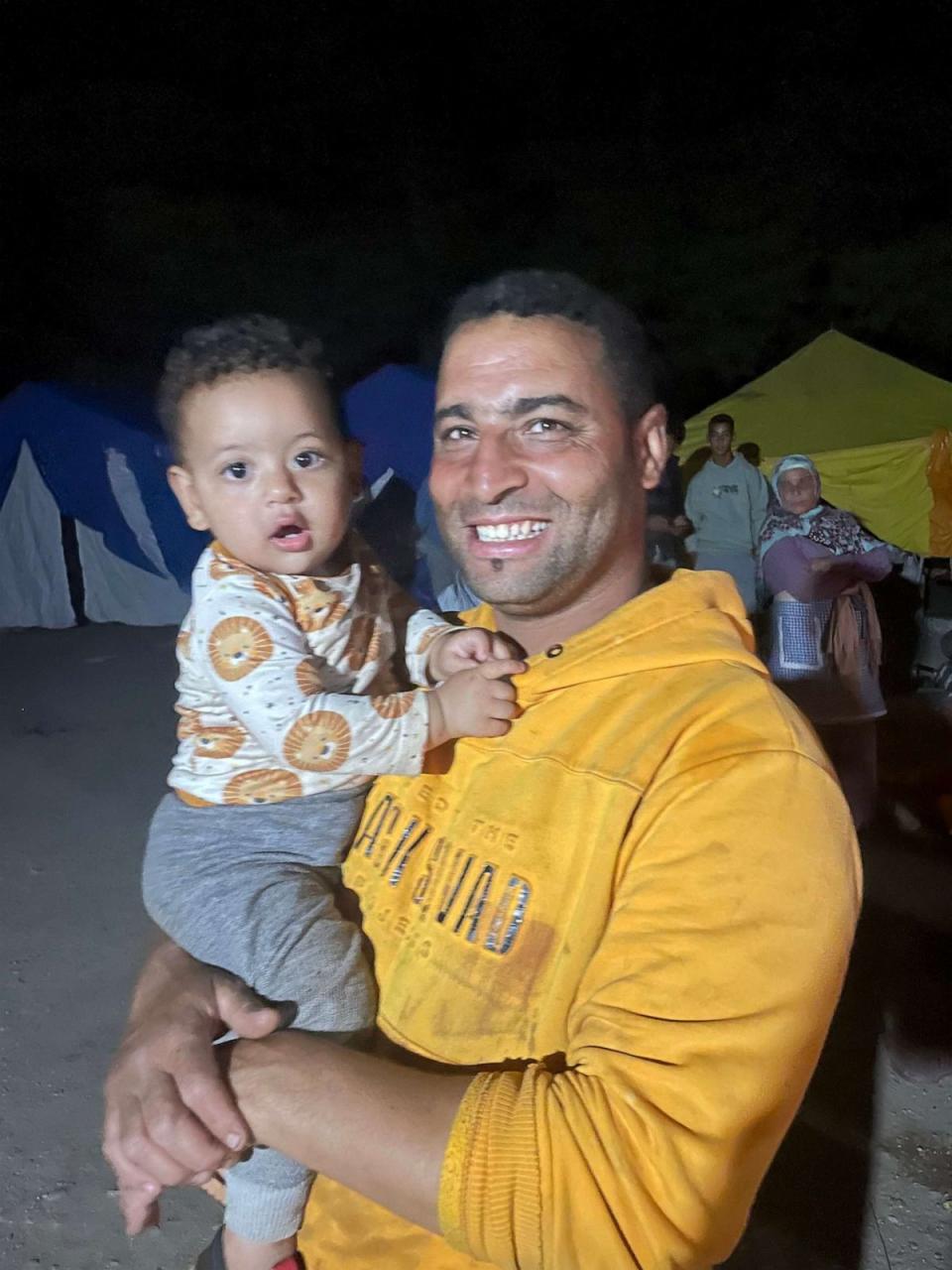 PHOTO: Mustapha Id Salah is one of the survivors of the earthquake. (Tom Soufi Burridge/ABC News)