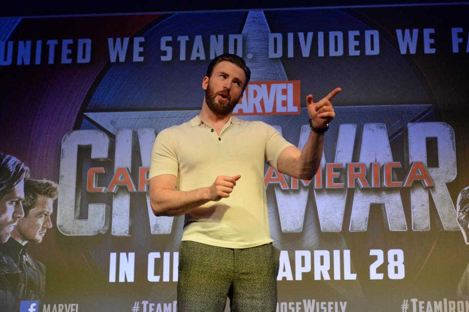 Chris Evans. / Foto de ROSLAN RAHMAN/AFP via Getty Images