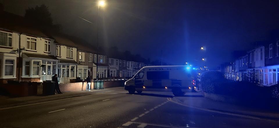 <em>Two more men were detained at the scene following the raid by West Midlands Police (Picture: PA)</em>