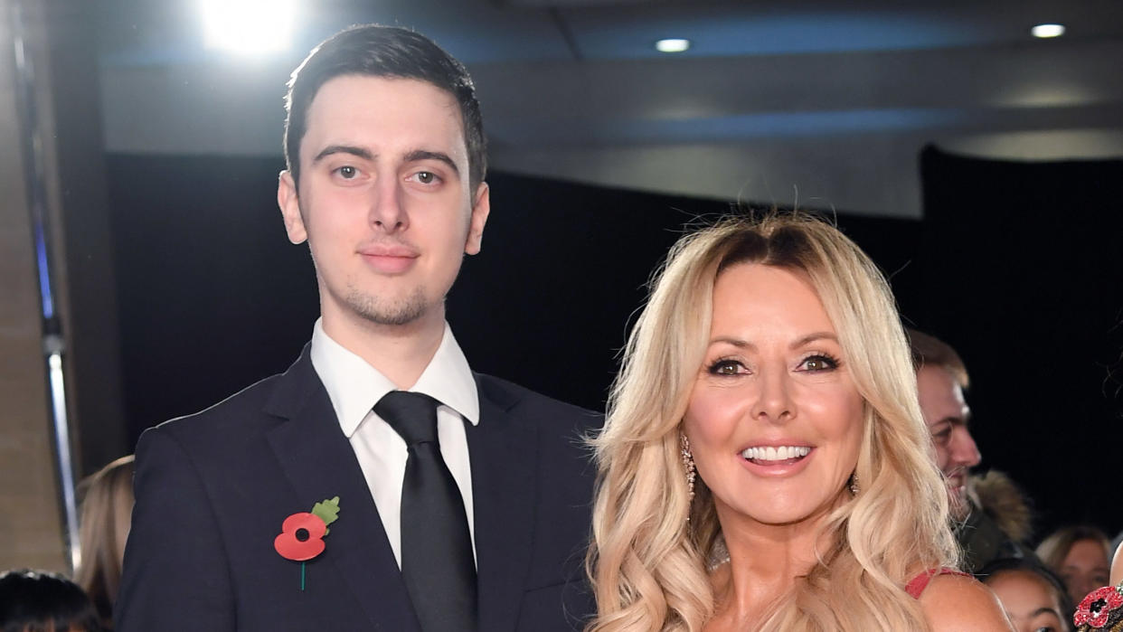 Carol Vorderman said she's proud of her son, Cameron, who has just earned his master's degree. (Karwai Tang/WireImage)