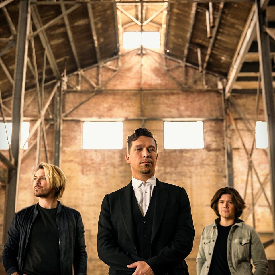 Tulsa-based sibling band Hanson - from left, Taylor, Isaac and Zac Hanson - appear in the video for their new single "Only Love."