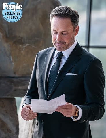 <p>Joey Carman Photography/@joeycarman</p> Chris Harrison at his Oct. 14 wedding to Lauren Zima in Napa Valley, California