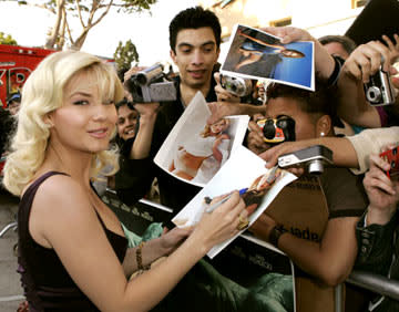 Elisha Cuthbert at the Westwood premiere of Warner Bros. Pictures' House of Wax