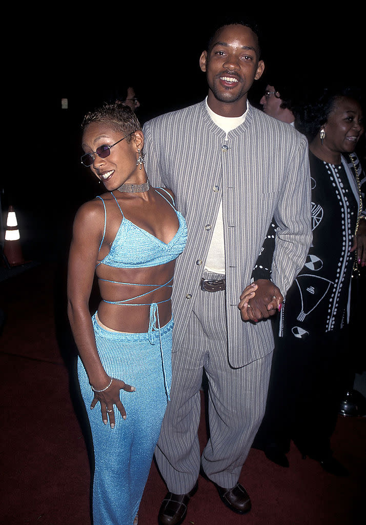 Pinkett Smith and Smith made their red carpet debut as a couple in 1995. (Getty Images)