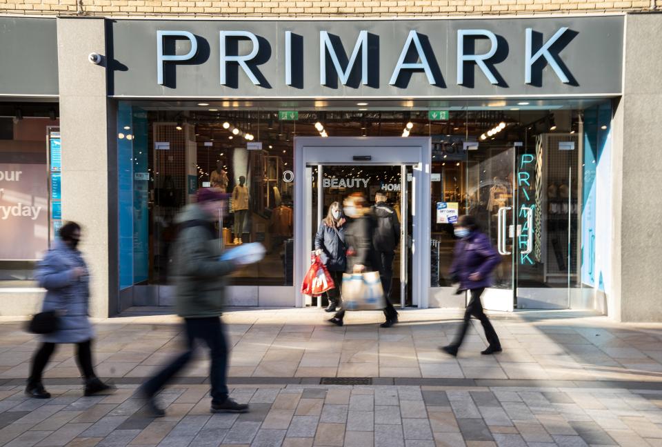 Primark is to shut all its stores on Monday due to the Queen’s funeral (Danny Lawson/PA) (PA Archive)