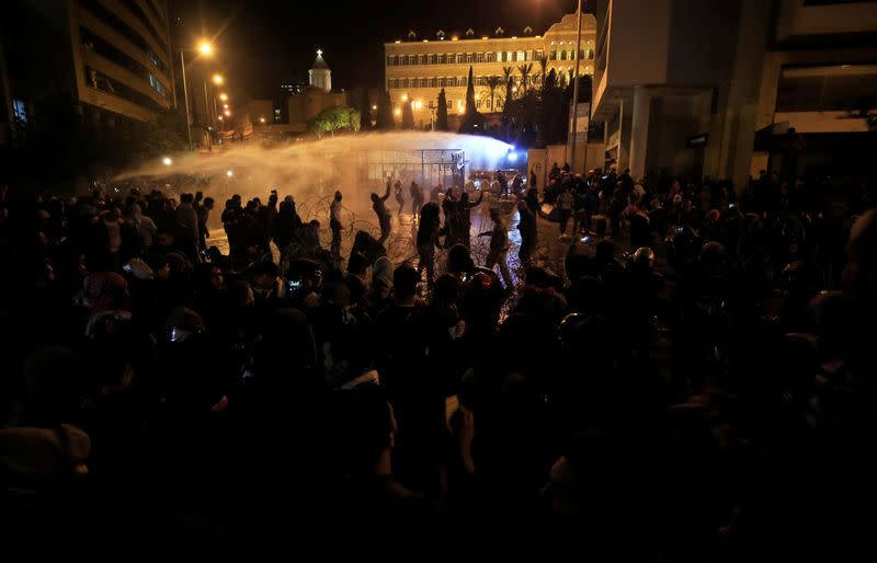 Protest against the newly formed government in Beirut