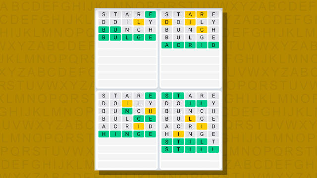 Quordle 689 answer for December 14: Hellish puzzle! Check Quordle hints,  clues, solutions