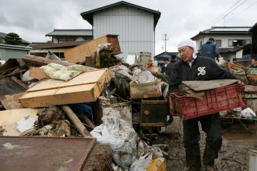 Cleanup and rescue efforts continued in Japan three days after deadly Typhoon Hagibis slammed into the country