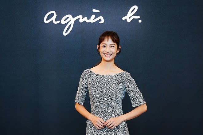 簡嫚書參與agnès b.秋冬發表會。（圖／agnès b.提供）