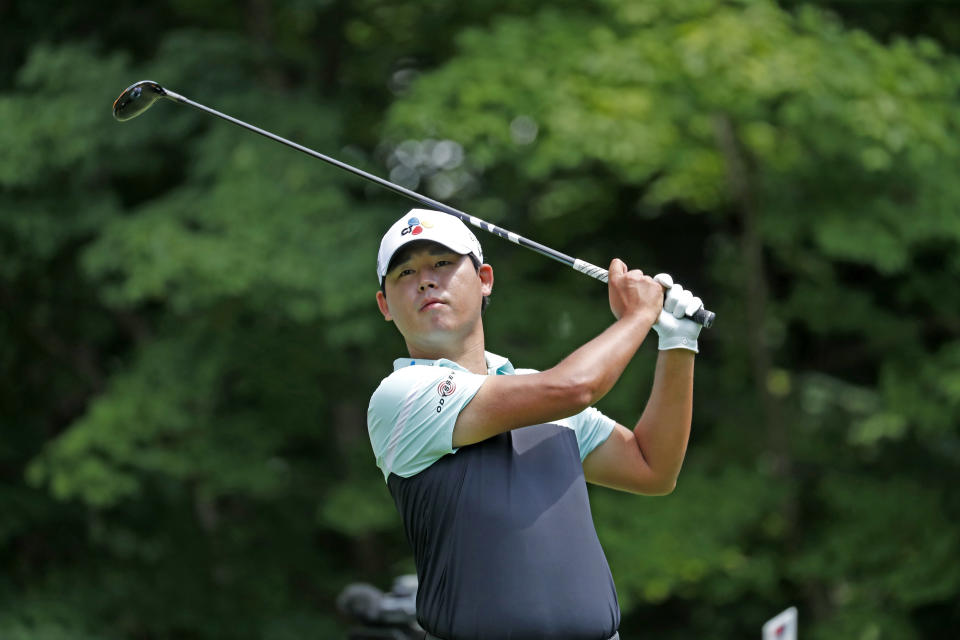 Si Woo Kim in July. (Brian Spurlock/Icon Sportswire via Getty Images)