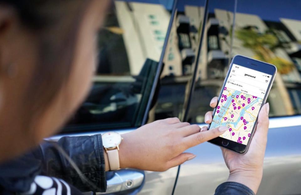 The Getaround platform lets users rent out their vehicle to travelers.