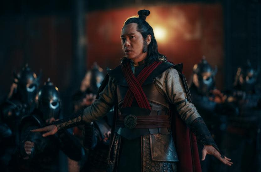 Ken Leung as Zhao en Avatar: The Last Airbender (Crédito: Netflix)