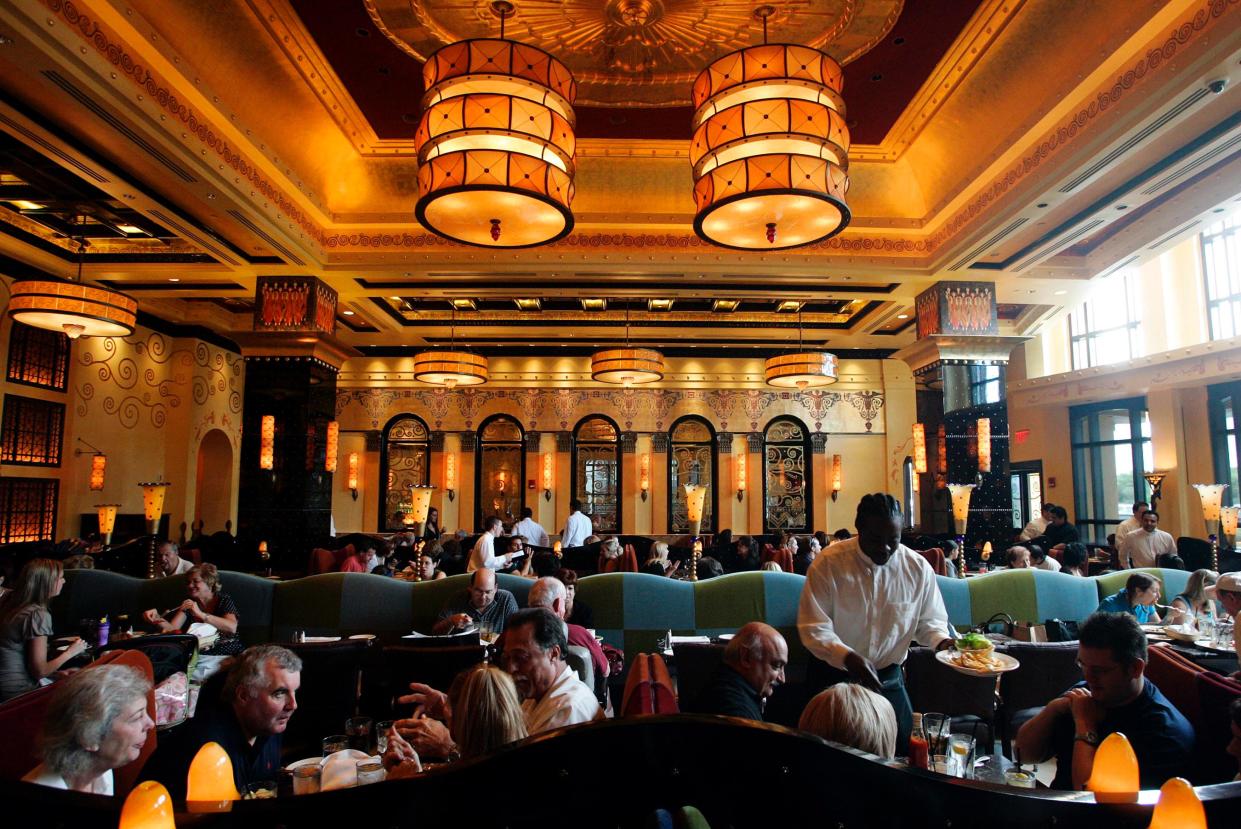 When it was new: A 2007 look at the Grand Lux Café in Boca Raton, a year following its debut at Town Center mall.  