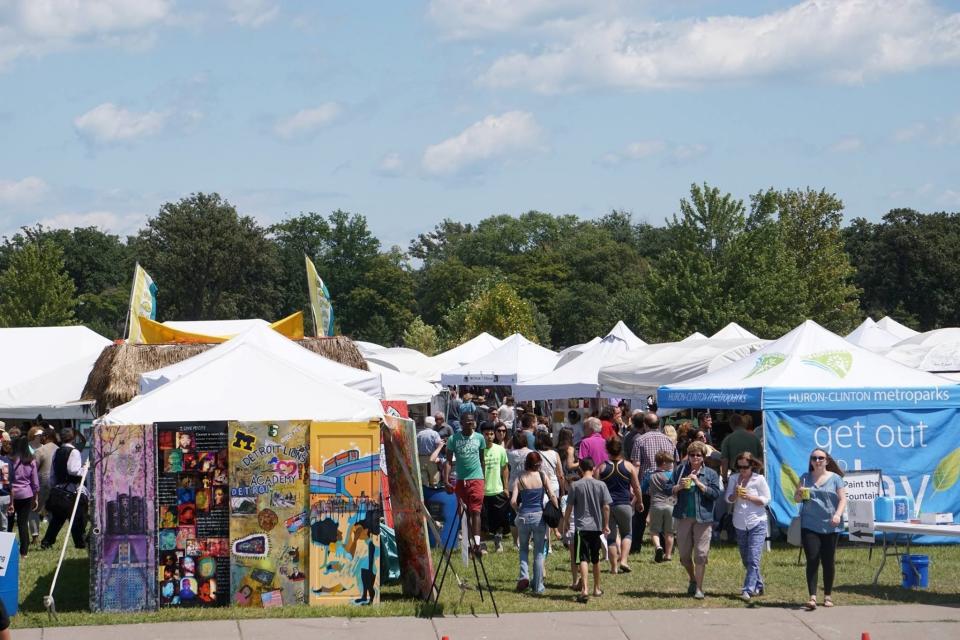 More than 100 exhibitors are expected at the Belle Isle Art Fair.