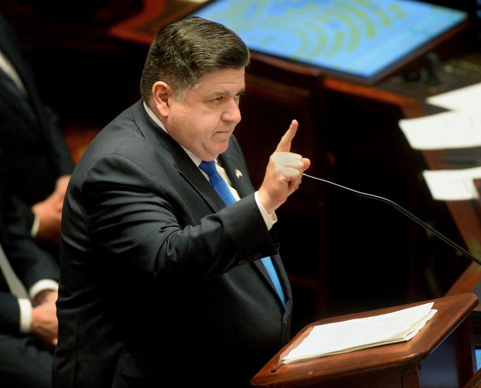 Illinois Gov. JB Pritzker gave his annual State of the State budget address before the General Assembly Wednesday.