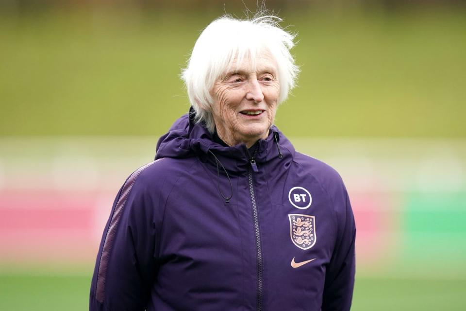 Baroness Sue Campbell is to step down from her role as director of women’s football (PA Wire)