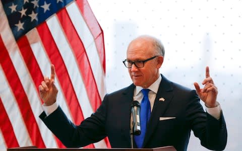 United States ambassador Woody Johnson - Credit: AP