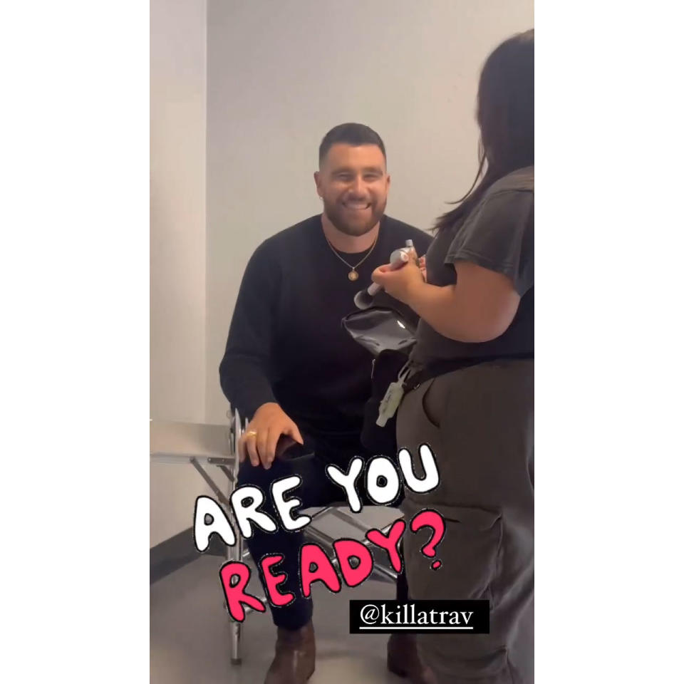 Travis Kelce Is Ready for His Acting Close-Up on Grotesquerie Set 2