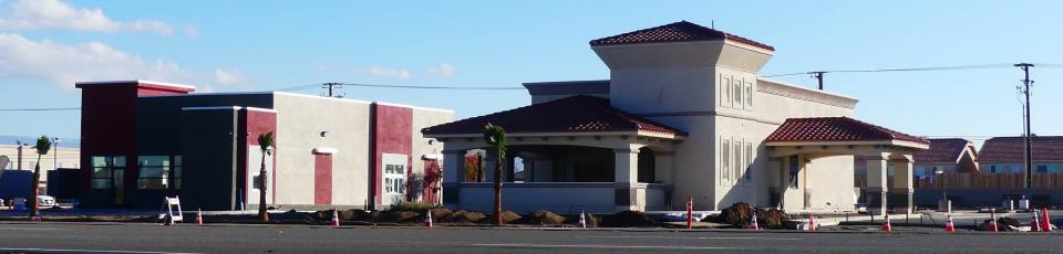 Construction crews continue to work on Dairy Queen and Rosa Maria’s Mexican Restaurant, situated side-by-side on the corner of Bear Valley Road and Cypress Avenue in Hesperia. The restaurants are expected to open sometime in 2024.