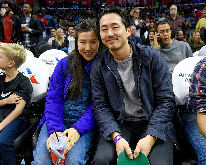 Steven Yeun and Joana Pak, Dec. 10