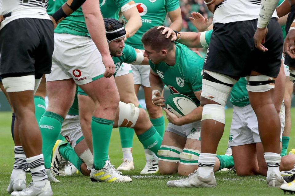 Nick Timoney went over twice for Ireland  (AFP via Getty Images)