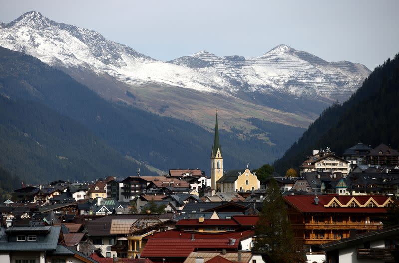 A general view of the ski resort in Ischgl