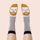 <p>Every dad has a drawer full of socks, but we're pretty sure he's missing what's sure to be his favorite pair - featuring Prince Harry!</p> <p><strong>Chatty Feet Prince Hurry Feet Socks, <a href="https://www.chattyfeet.us/products/funny-socks-for-men-royal-gifts" rel="sponsored noopener" target="_blank" data-ylk="slk:$12;elm:context_link;itc:0;sec:content-canvas" class="link ">$12</a></strong></p>