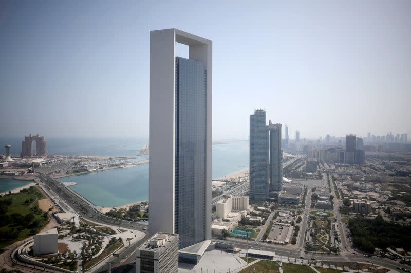 FILE PHOTO: A general view of ADNOC headquarters in Abu Dhabi