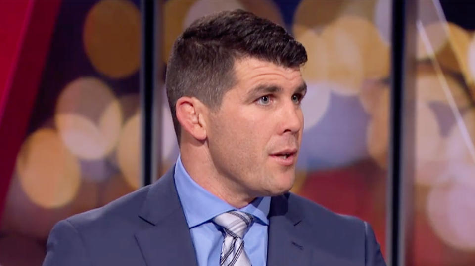 Michael Ennis speaking on Fox Sports. (Image: Fox Sports)