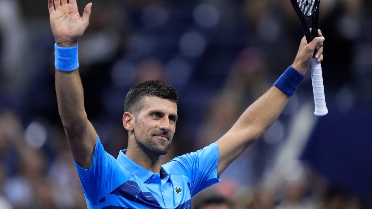 Novak Djokovic takes record victory on Arthur Ashe Court