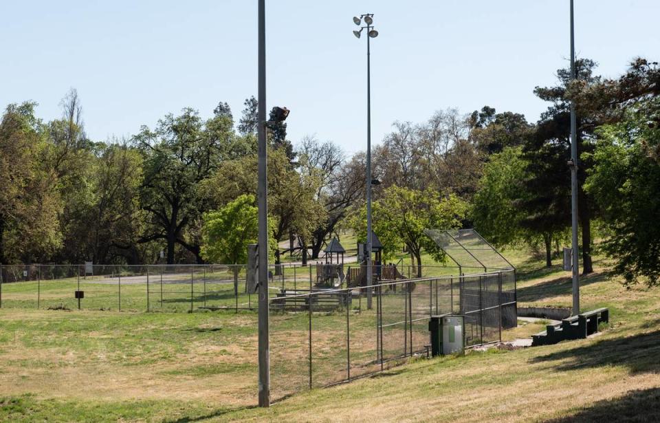 Beard Brook Park in Modesto, Calif., on Wednesday, March 16, 2022. The city of Modesto is working on a land swap with Gallo Winery. The city would trade the 12-acre Beard Brook Park for a 12-acre, half-mile strip of open land Gallo owns along the Tuolumne River between Dry Creek and Santa Cruz Avenue.