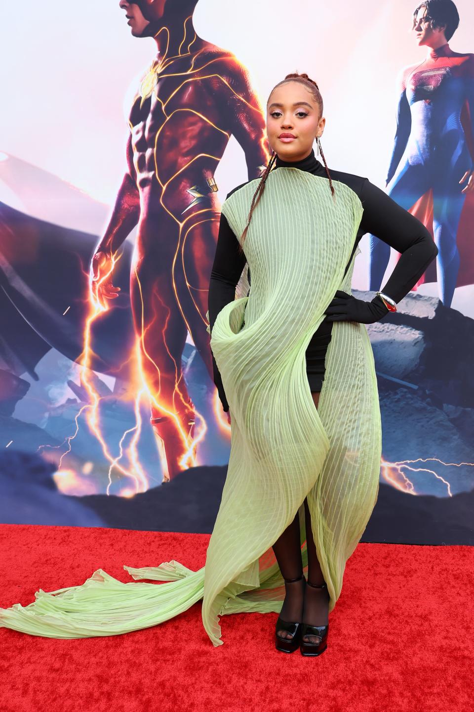 Kiersey Clemons attends the Los Angeles premiere of "The Flash" on June 12, 2023.