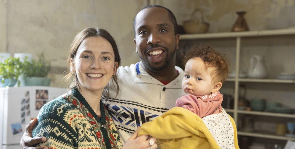 charlotte ritchie and kiell smith bynoe in ghosts christmas special 2023