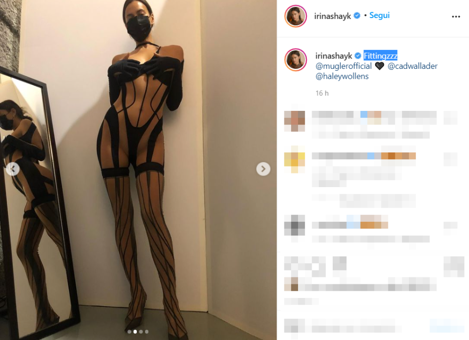 In versione catwoman per Mugler