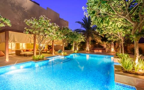 On a cul-de-sac in the Emaar-developed neighbourhood is this six-bedroom family villa. It has a private pool and large landscaped gardens. Guide price: £1.88 million Agent: Savills (00971 43 883 339; savills.com) - Credit: Rodney Miranda