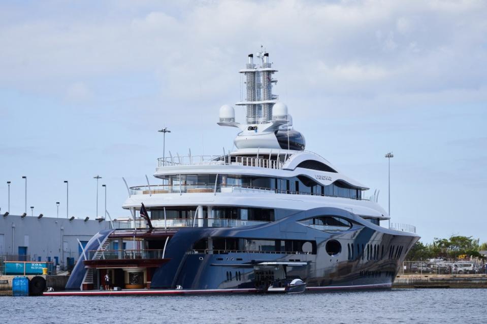 Zuckerberg’s $300 million superyacht was reportedly spotted in Panama. Romain Maurice/MEGA