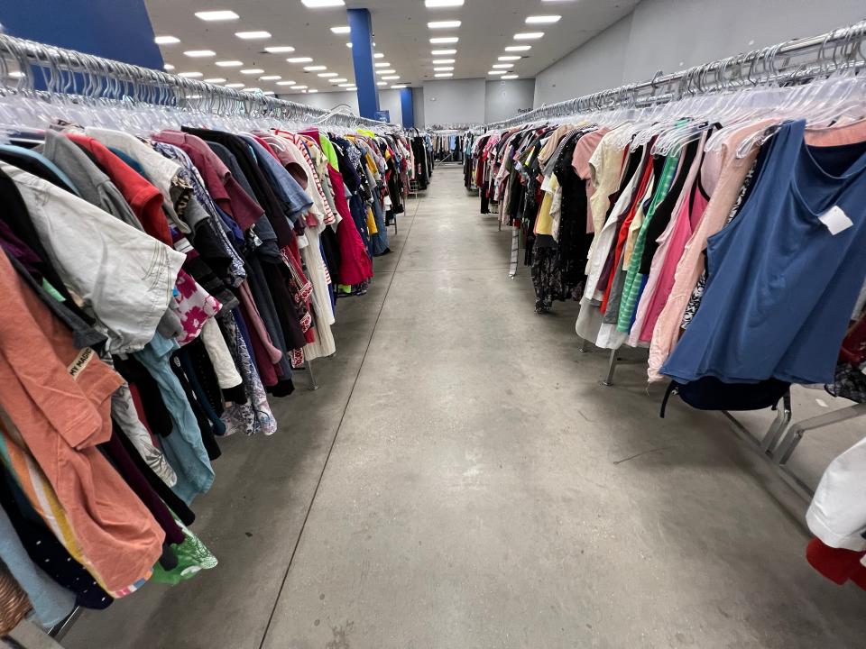 Clothes, clothes, clothes. Inexpensive clothing is what most thrift stores are known for.