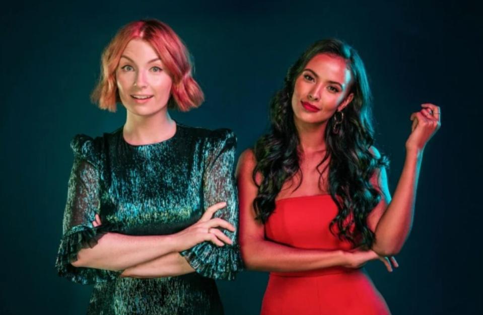 Alice Levine and Jama presented ‘The Circle’ together (Channel 4)