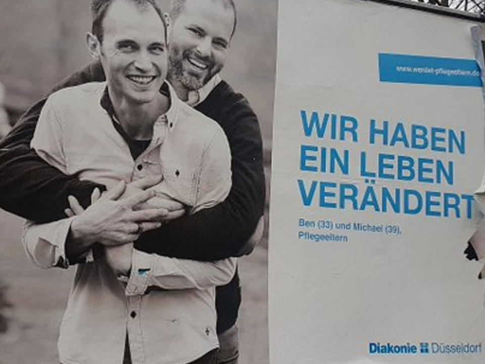 Die Diakonie Düsseldorf wirbt mit einer neuen Kampagne. (Bild-Copyright: JacobJoussen/Twitter)