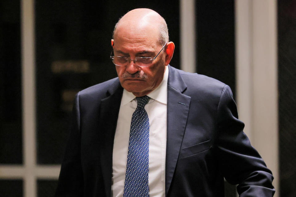 Former Trump Organization CFO Allen Weisselberg leaves New York Supreme Court on Nov. 17, 2022, in New York City. (Michael M. Santiago / Getty Images file)