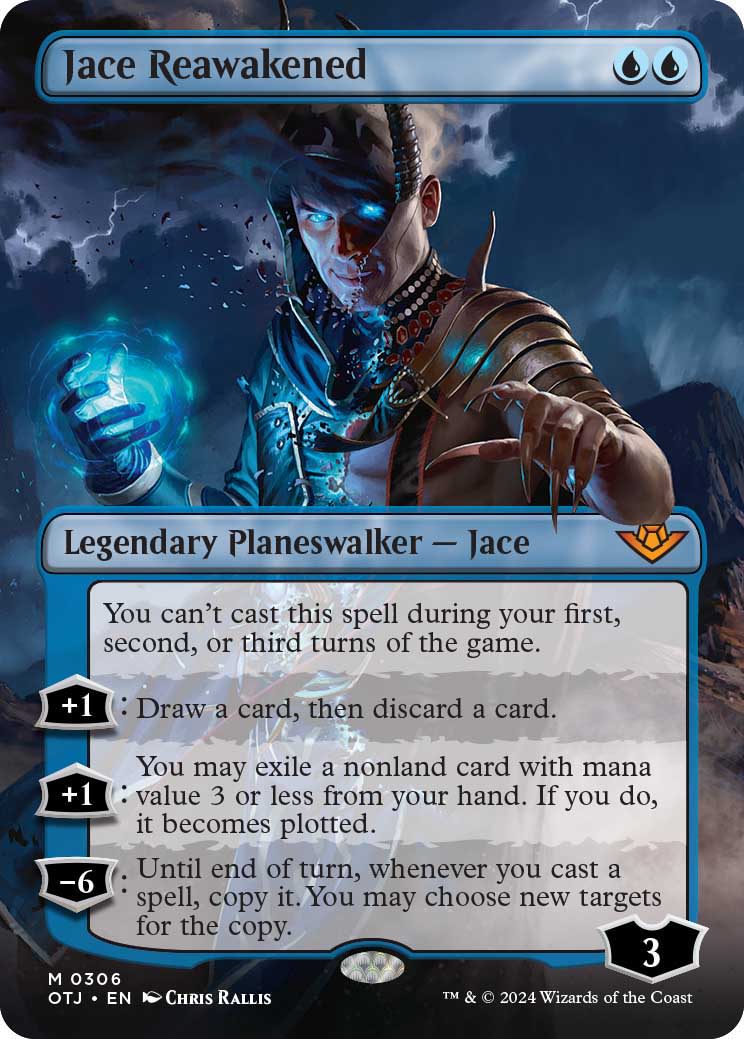 Jace Reawakened Planeswalker card