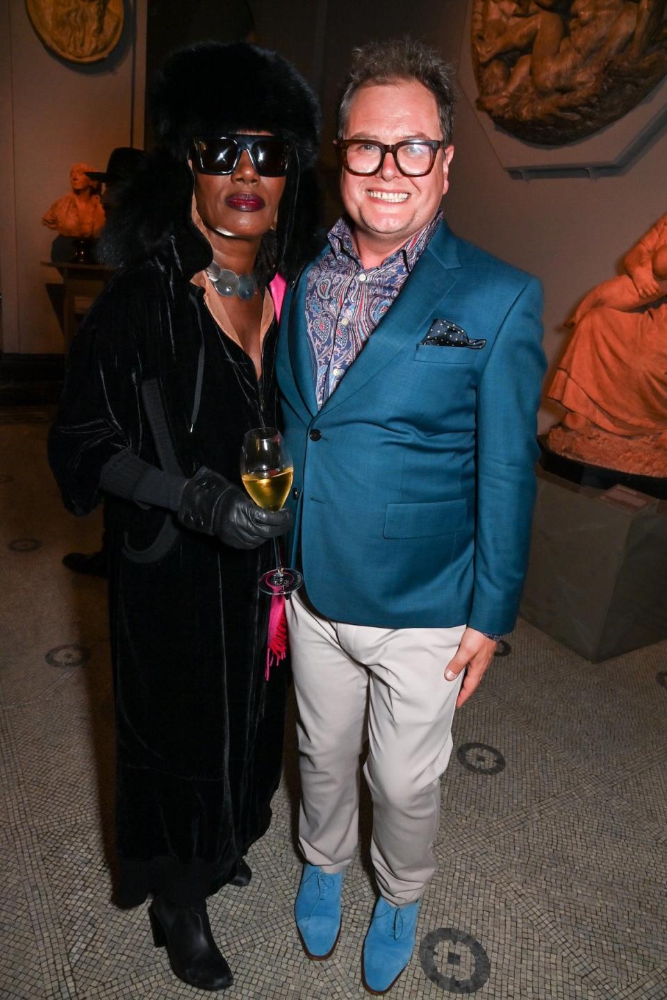 Grace Jones and Alan Carr (Dave Benett/Getty Images for Vic)