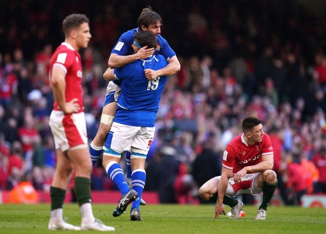 Italy stunned Wales in Cardiff in the final round of last year's Guinness Six Nations