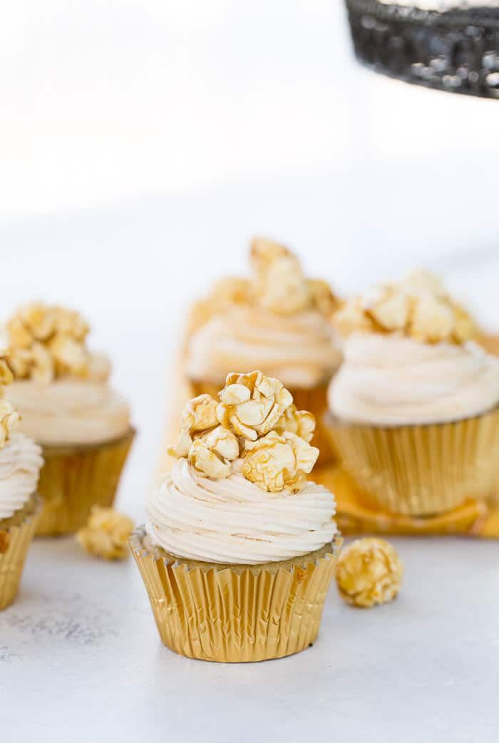 Caramel Corn Cupcakes