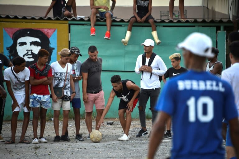 Many young Cubans have forsaken baseball, for so long the national sport, for football