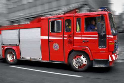 Why Are Fire Engines Red? image fire engine