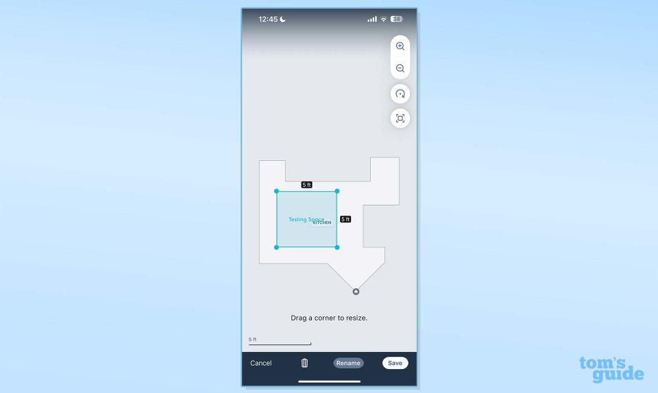 Screenshot of Roomba J9+ Combo robot vacuum and mop app