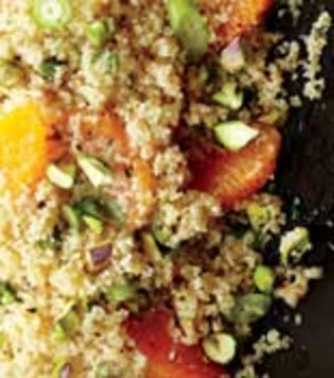 couscous with pistachios and orange