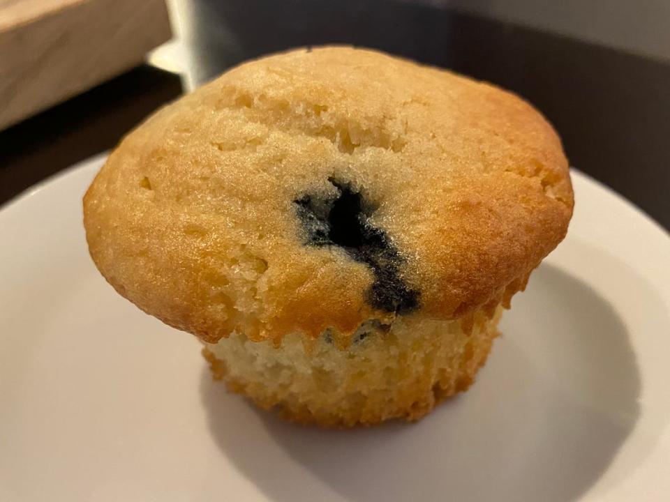 Ina Garten's fresh blueberry muffins.