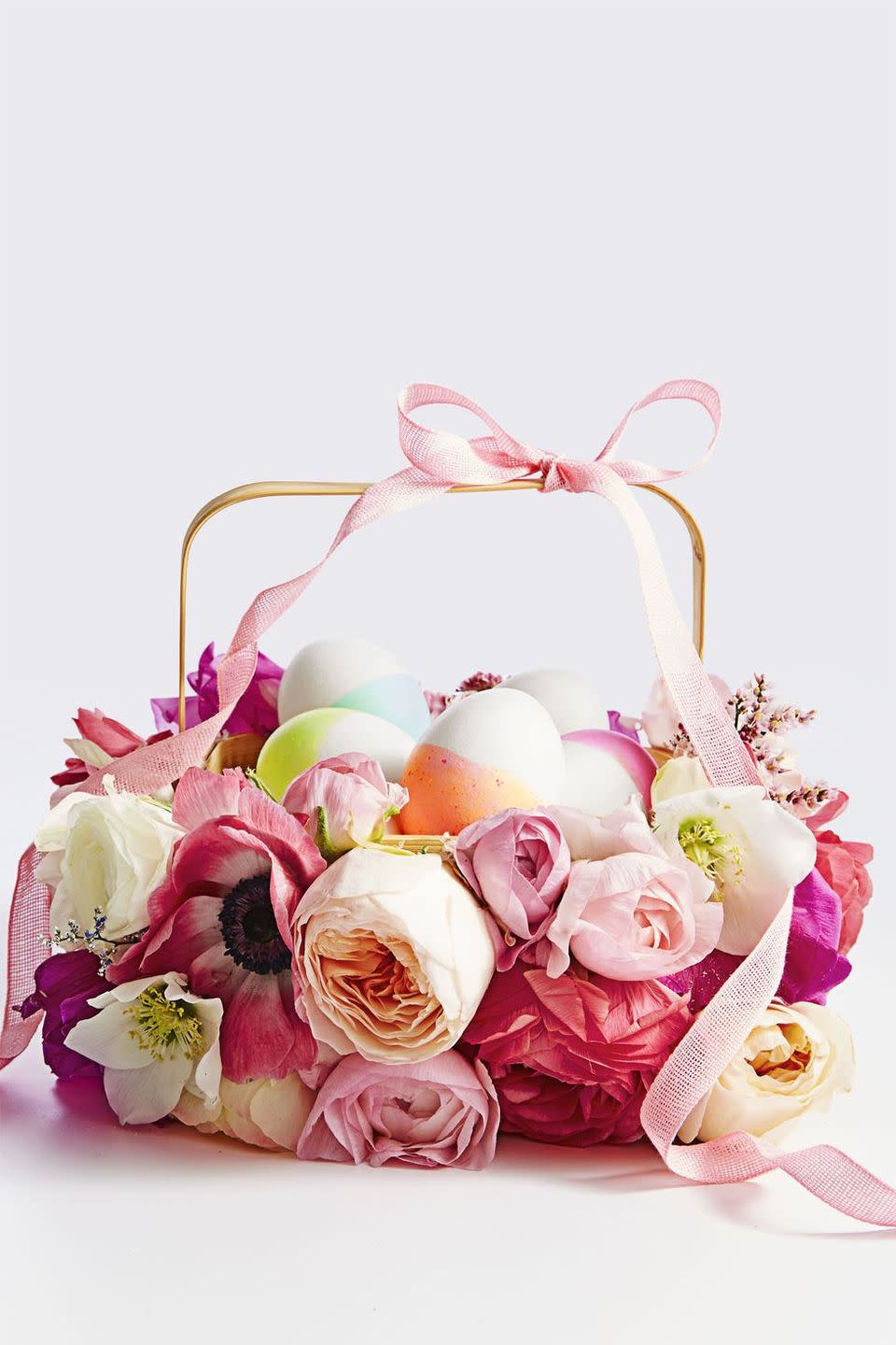 Faux Flower Basket